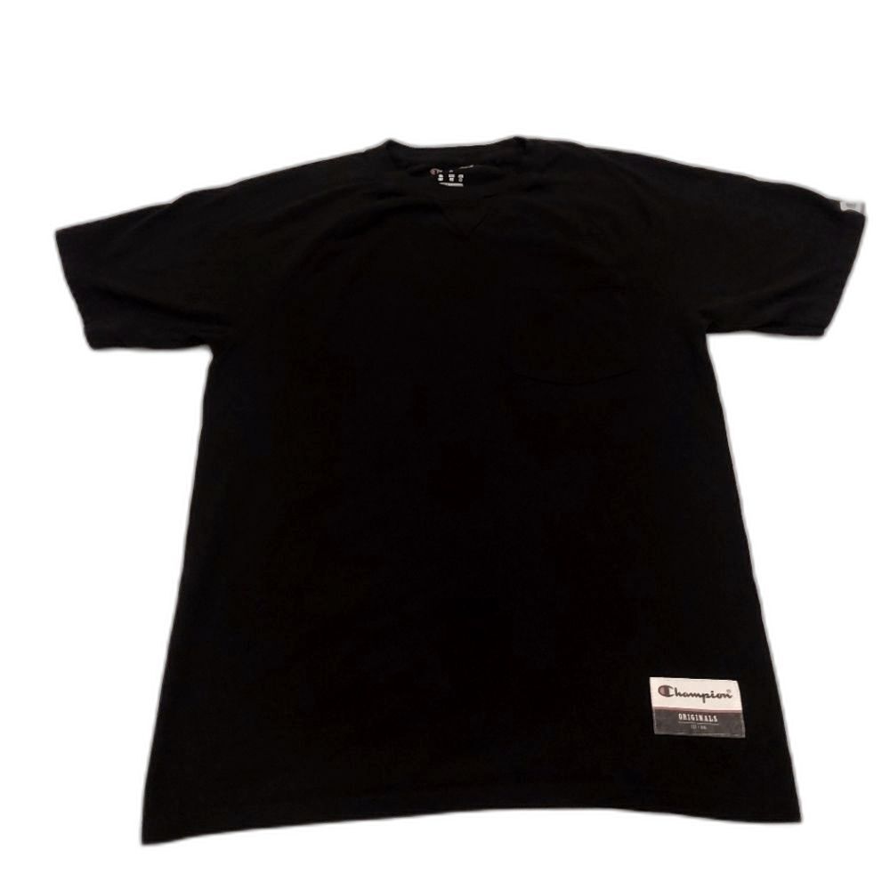 Champion Lightweight Pocket Tee Size Small Black